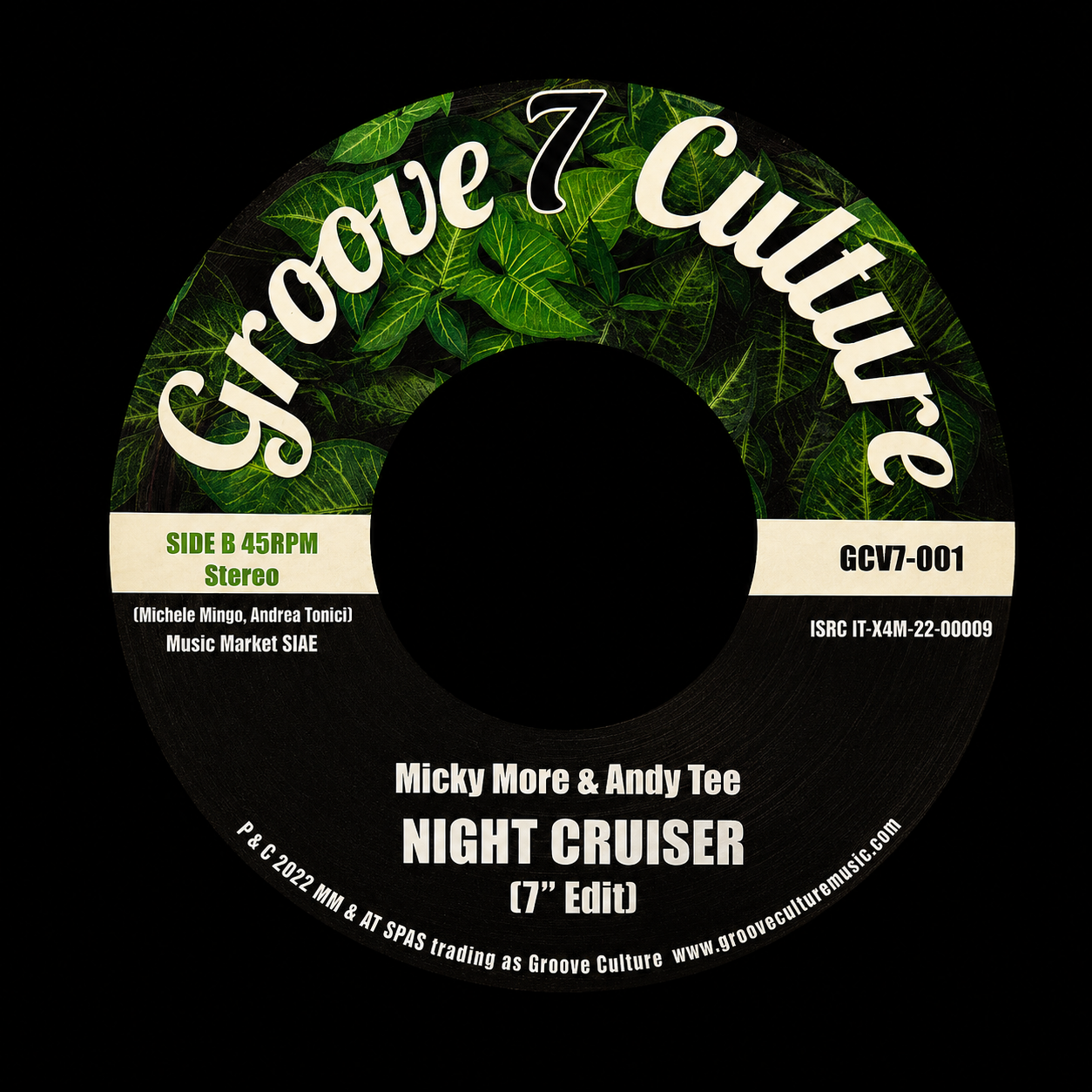 Groove Culture 7"- 001 (GSV7-001)