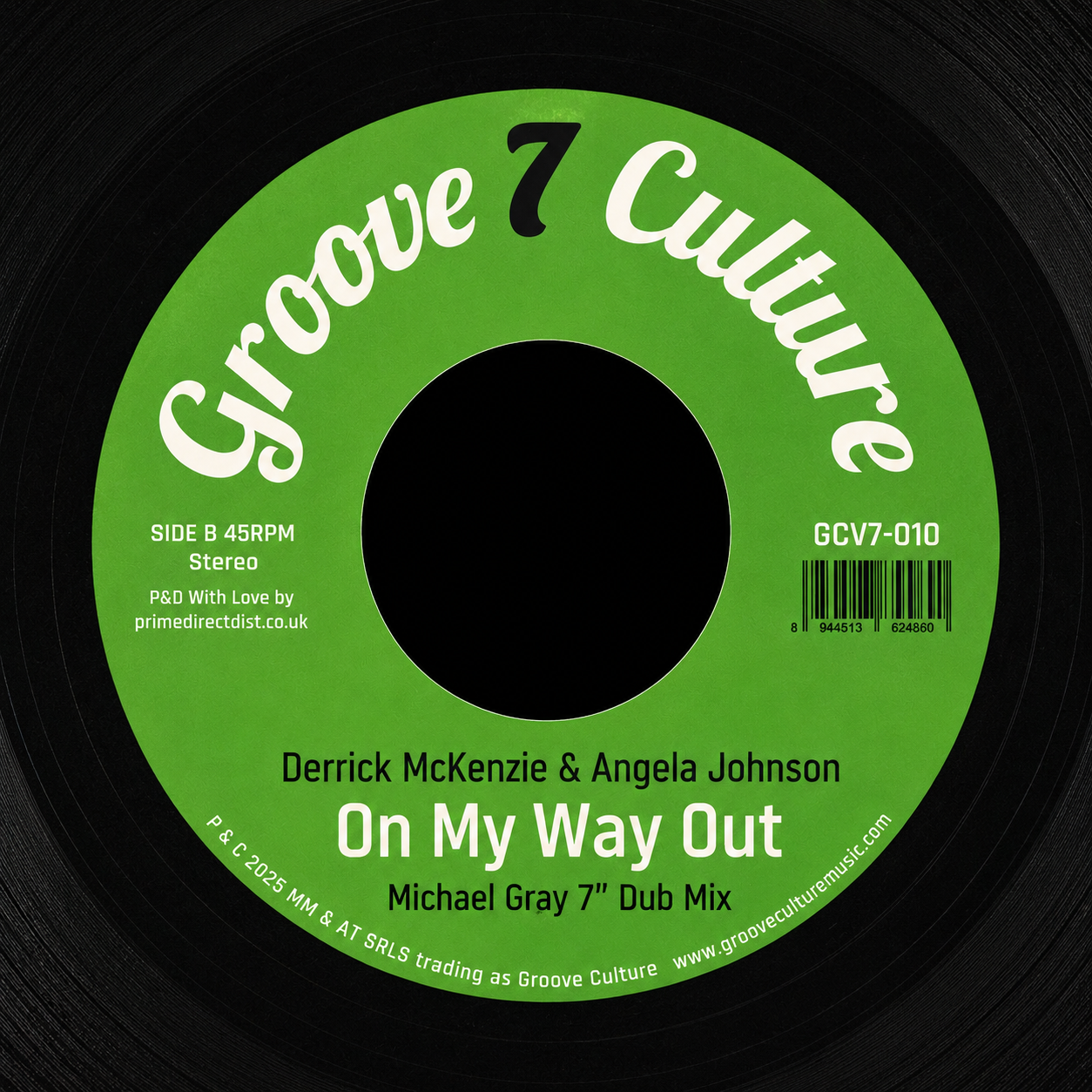 Derrick McKenzie & Angela Johnson - On My Way Out (Black Vinyl)