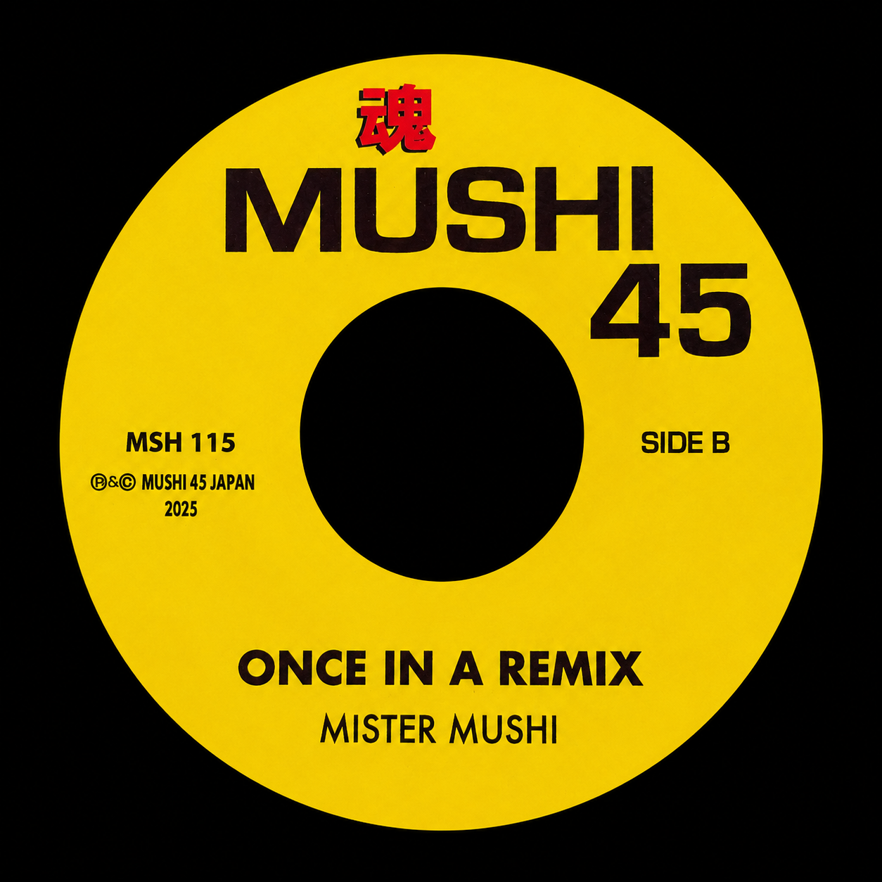 MSH115 - Think / Once In A Remix - Mister Mushi (7" Vinyl)
