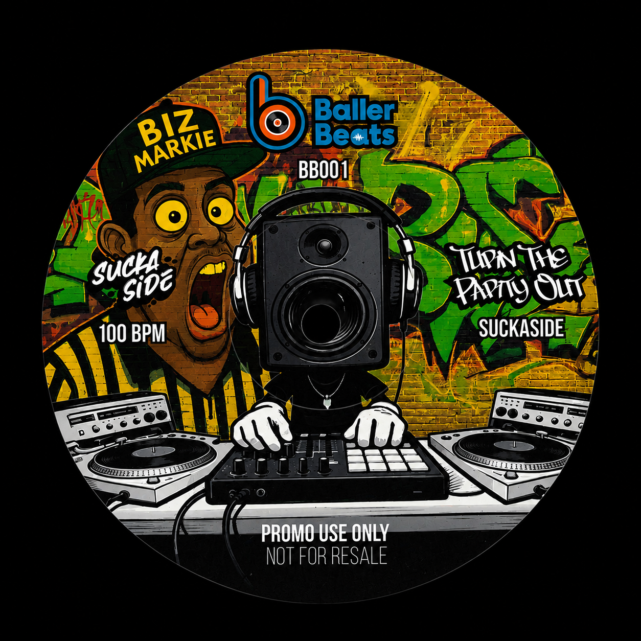 BB001 - Baller Beats Vol. 1 - Biz Markie / DJ Goce (7" Vinyl)