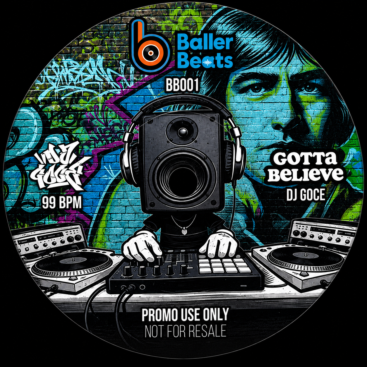 BB001 - Baller Beats Vol. 1 - Biz Markie / DJ Goce (7" Vinyl)