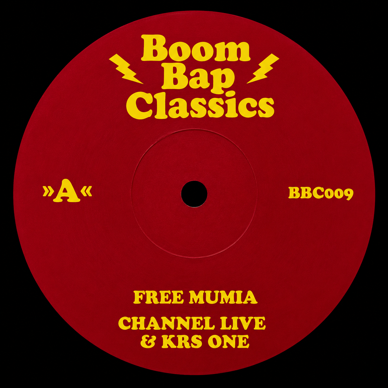BBC009 - Free Mumia / Return Of The Boom Bap - Channel Live & KRS One (7" Vinyl)