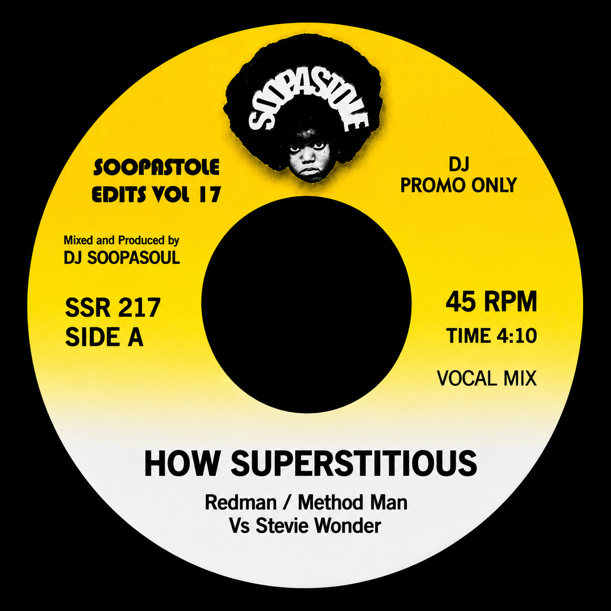 SSR217 - How Superstitious - Redman / Method Man Vs Stevie Wonder (7" Vinyl)