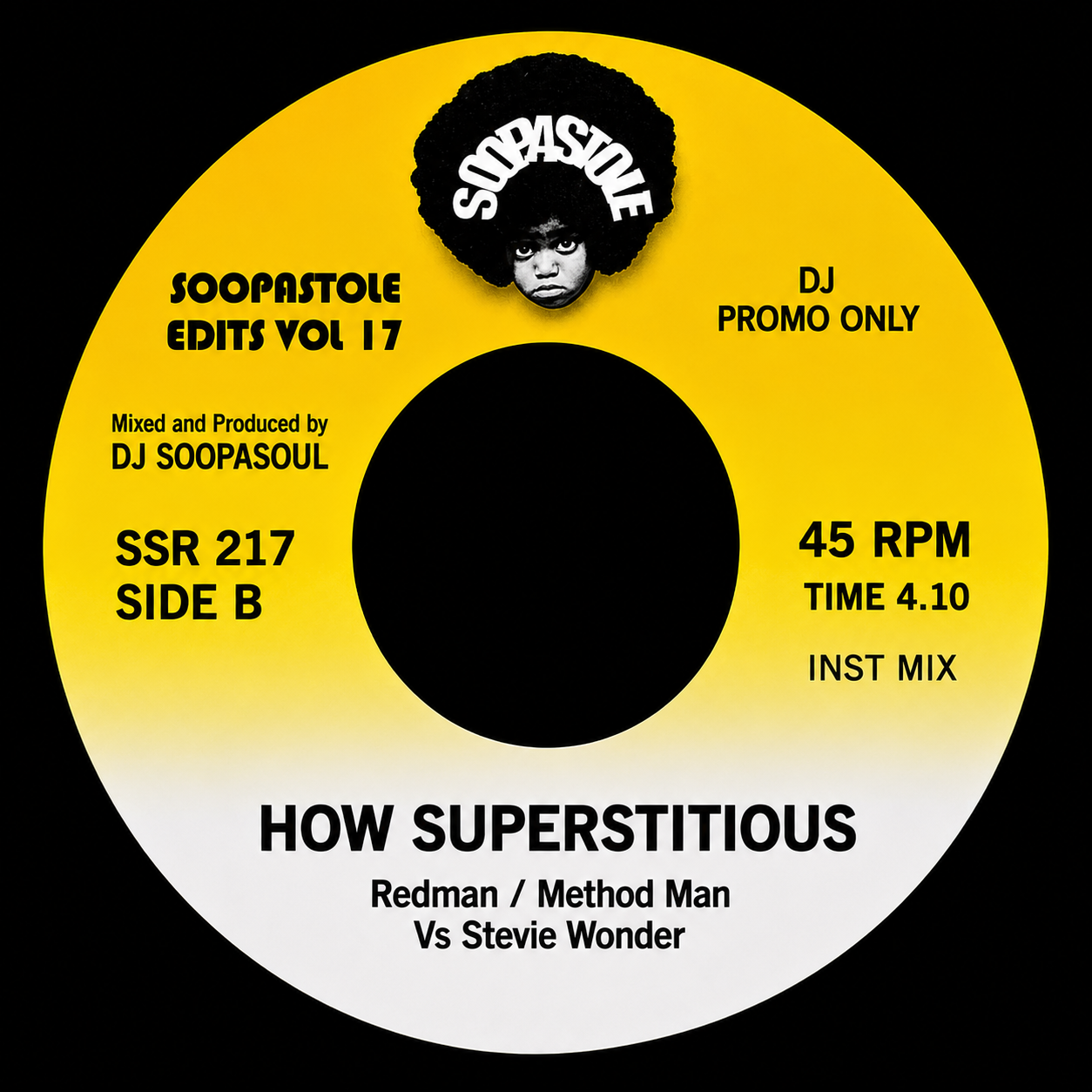 SSR217 - How Superstitious - Redman / Method Man Vs Stevie Wonder (7" Vinyl)