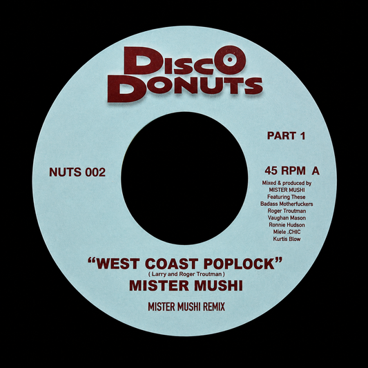 NUTS002 - West Coast Poplock - Mister Mushi (7" Vinyl)
