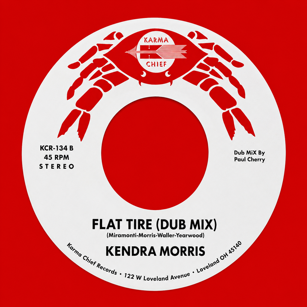 KCR-134 - Flat Tire / Flat Tire (Dub Mix) - Kendra Morris (7" Vinyl)