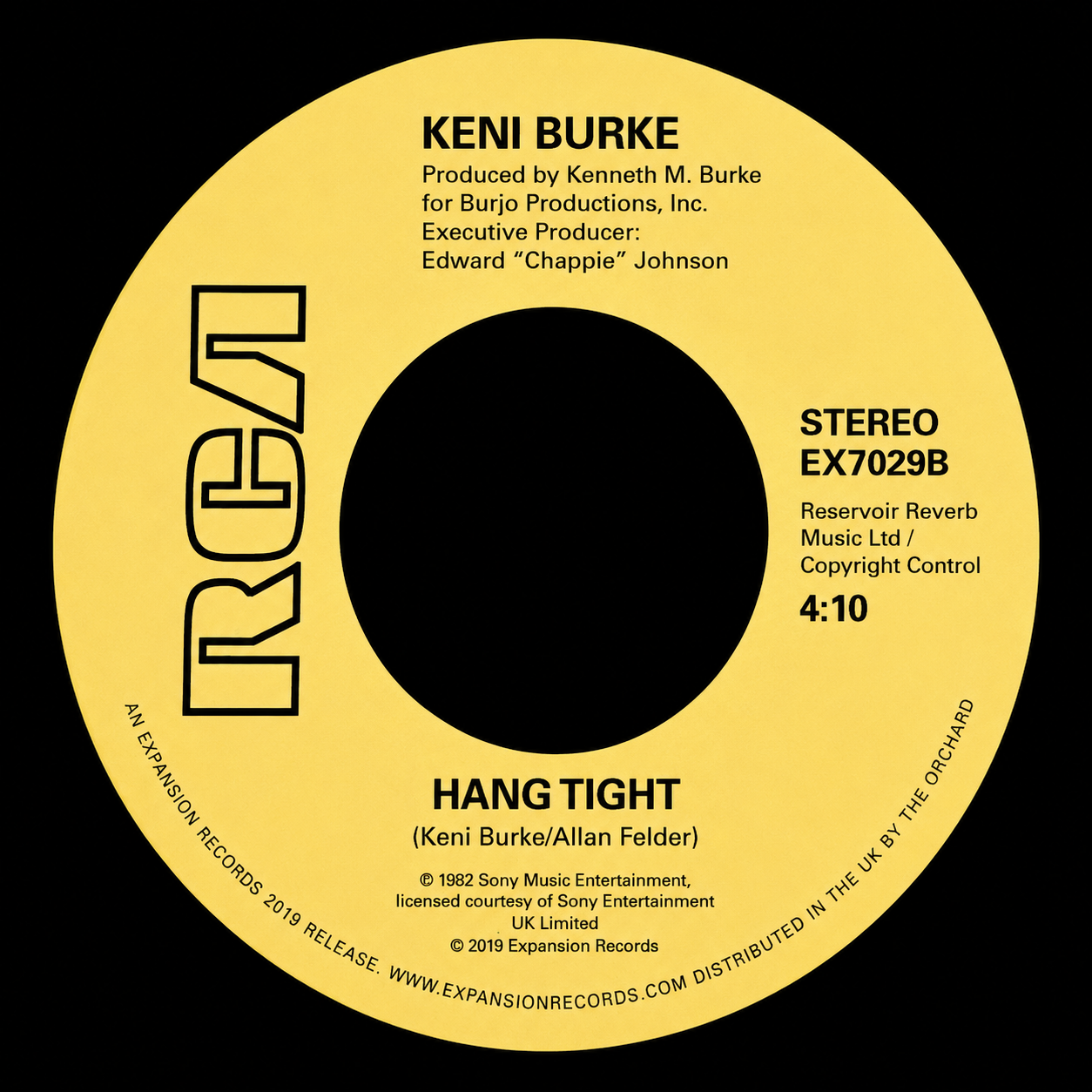 Keni Burke – Risin' To The Top / Hang Tight