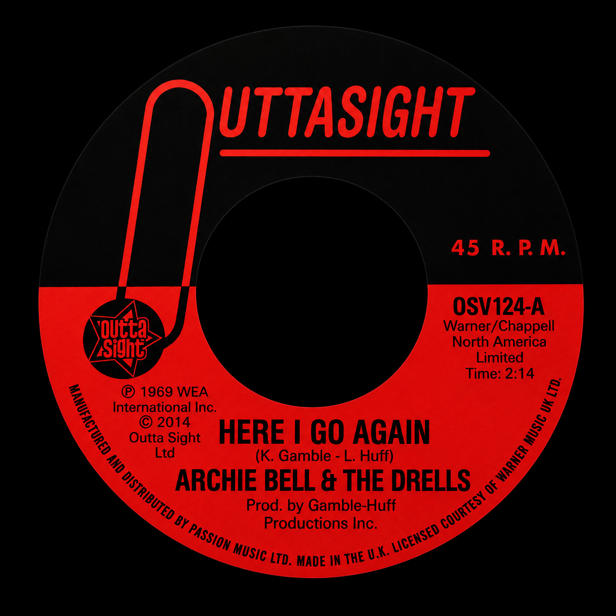 Archie Bell & The Drells - Here I Go Again / Tighten Up