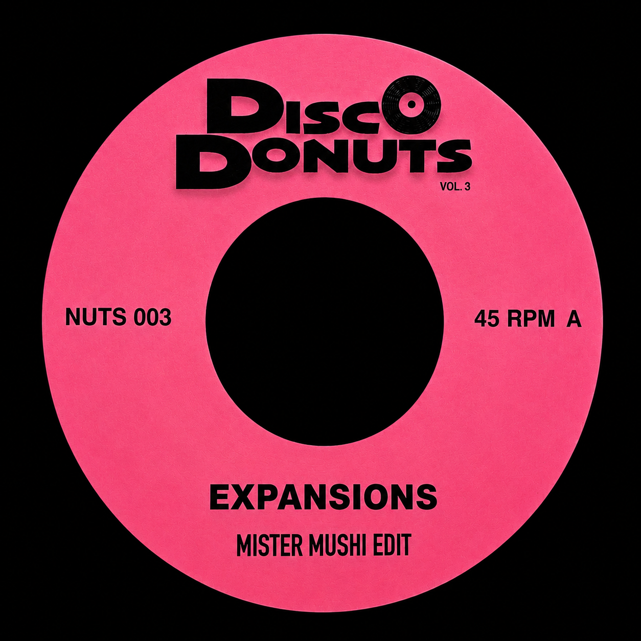 NUTS003 - Disco Donuts Vol. 3 - Mister Mushi (7" Vinyl)