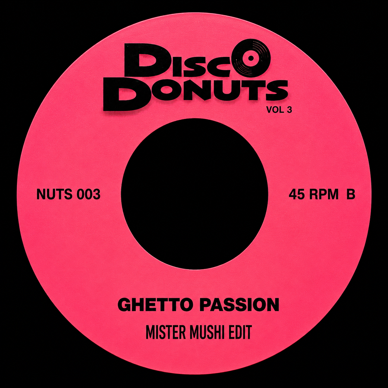 NUTS003 - Disco Donuts Vol. 3 - Mister Mushi (7" Vinyl)
