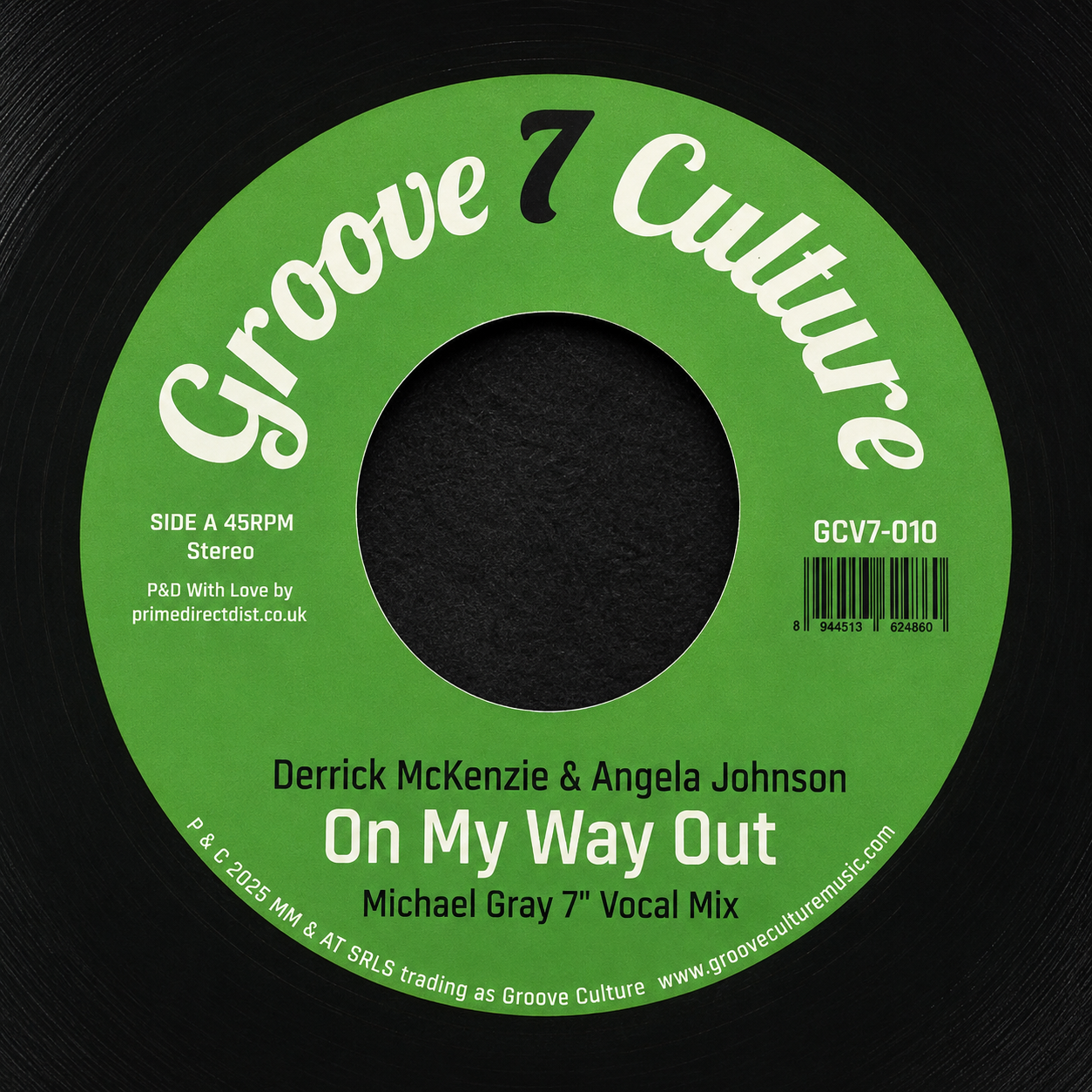 Derrick McKenzie & Angela Johnson - On My Way Out (Black Vinyl)