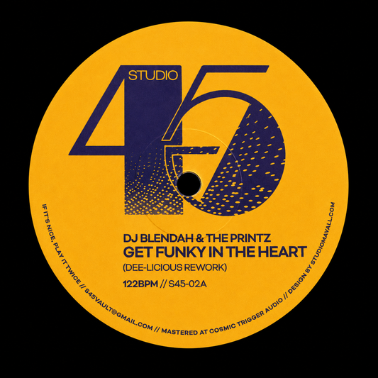 S45-02 - Studio 45 Vol. 2 - DJ Blendah & The Printz / Del Gazeebo (7" Vinyl)