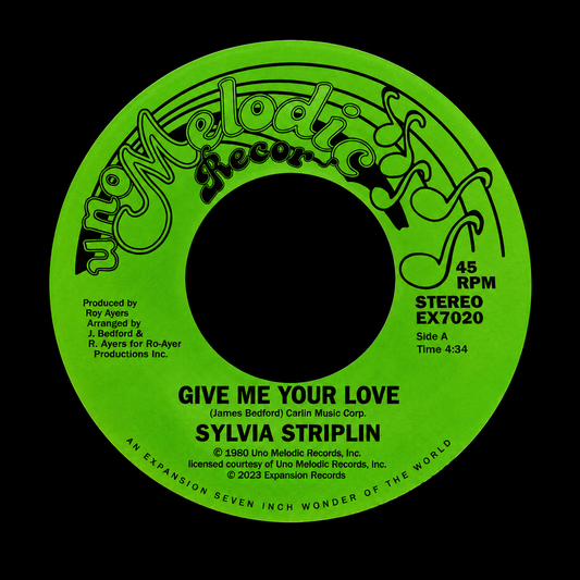 EX7020 - Give Me Your Love / You Can't Turn Me Away - Sylvia Striplin (7" Vinyl)